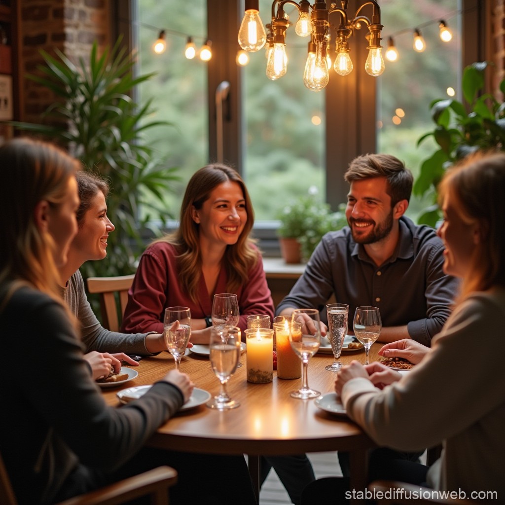 soirée de fin d'année entre collègues à La Réunion